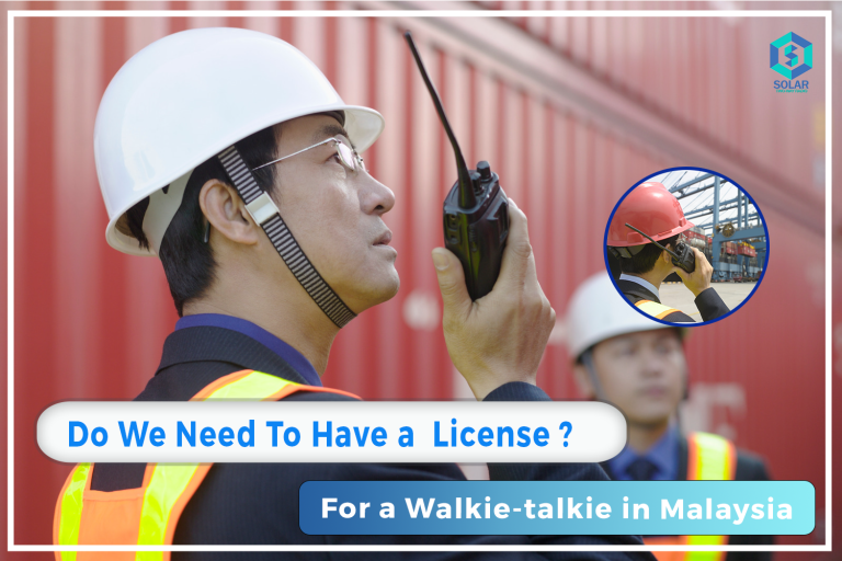 Do we need license for a walkietalkie in Malaysia?